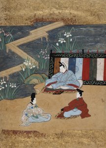 مشاهد من حكايات Ise Ise monogatari ، أواخر القرن الثامن عشر.
