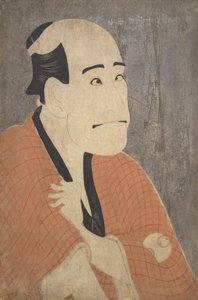 أراشي ريوزو الأول في دور إيشيبي كينكيتشي في مسرحية هانا أيامي بونروكو سوجا ، 1794. ، 1794. بواسطة توشوساي شاراكو