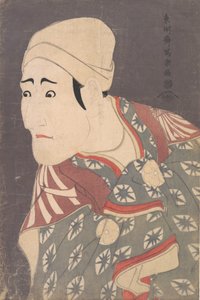 ممثلة كابوكي موريتا كانيا الثامن بدور حامل بالانكوين في مسرحية ميدلي ... ، الشهر الخامس ، 1794.