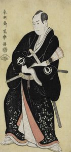 الممثل Sawamura Sojuro III مثل Nagoya Sanza Motoharu بواسطة توشوساي شاراكو