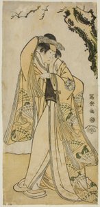 الممثل Sakakiyama Sangoro في دور الأميرة Odae ، ابنة كبير Regent Michinaga بواسطة توشوساي شاراكو