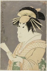 الممثل Sanogawa Ichimatsu III بدور Onayo بواسطة توشوساي شاراكو