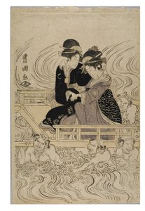 حفلة من المحظيات تتغاضى عن نهر حطمته الأمواج