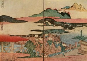 جبل أوغورا ونهر أوجي ، 1824 ، 1924. بواسطة تويوتا هوكي
