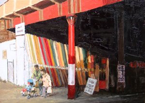 سجاد، 2008 (زيت على لوح)