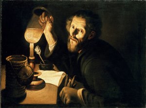 طبيب مع عينة بول ، 1630-1633