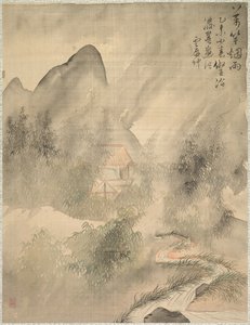 عشرة آلاف بامبوس في الضباب والمطر ، 1847. بواسطة Tsubaki Chinzan