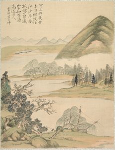 فروع الصفصاف في الربيع ، 1847. بواسطة Tsubaki Chinzan