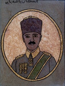 كمال (مصطفى) أتاتورك (1881–1938) 1920–30 (زجاج مطلي)