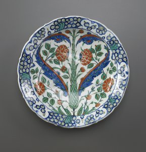 صحن ، إزنيق ، سلالة عثمانية ، 1570-1575 (سيراميك)