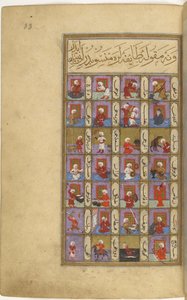 المهن المرتبطة بالكواكب السبعة ، رسم توضيحي من السيد محمد بن أمير حسن ، Metali'ü-sa 'âde ve Yenâbiü's-siyâde بواسطة المدرسة التركية