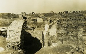 مبنى ثلاثي الأبعاد، الفسطاط، مصر، صورة لأوغو مونيريه دي فيلارد