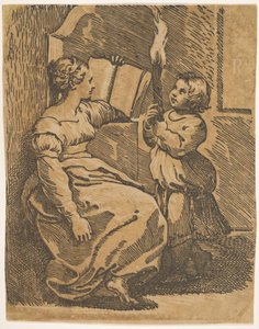 قراءة Sybil تواجه اليمين ، كاليفورنيا. 1517-18.