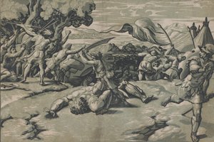 ديفيد وجليات ، كاليفورنيا. 1520-27.