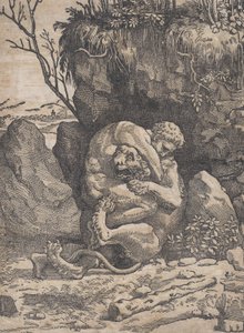 هرقل والأسد النيمي ، كاليفورنيا. 1517-18.