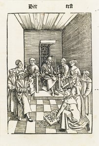 اليمين اليهودية من Laienspiegel ، Augsburg ، 1509 بواسطة أولريش تينجلر