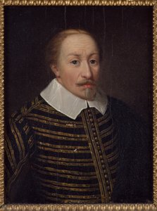 تشارلز التاسع روي دي سويدي - صورة للملك تشارلز التاسع ملك السويد (1550-1611) ، بقلم باش ، أولريكا فريدريكا (1735-1796). زيت على خشب. الأبعاد: 21x15 سم. المتحف الوطني ستوكهولم بواسطة أولريكا فريدريكا باش