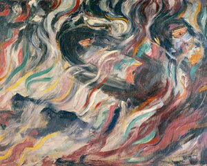 الحالة المزاجية: وداعًا لأمبرتو بوتشيوني (1882-1916) ، التفاصيل بواسطة Umberto Boccioni