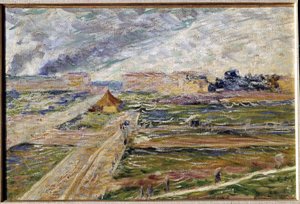 محيط بواسطة Umberto Boccioni
