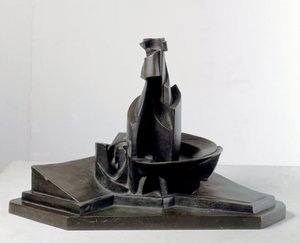 تطوير زجاجة في الفضاء (تطوير زجاجة في الفضاء) نحت برونزي لأومبرتو بوشيوني (1882-1916) 1912 قاتمة: 38.1 سم ميلانو ، متحف ديل نوفيسينتو بواسطة Umberto Boccioni