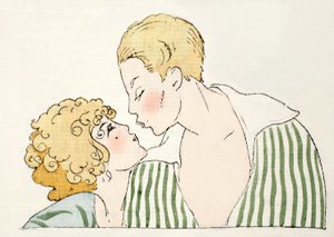 عشاق .. (طباعة pochoir) بواسطة أومبرتو برونليسكي