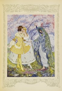 ثم ظهرت الجنية كانديد أمام أعينهم ، رسم توضيحي من "Contes du Temps Jadis" ، أو "Tales from Times Past" ، الصفحة 118 بواسطة أومبرتو برونليسكي