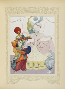 لقد ملأنا الأحواض ، وقدمنا لها الفاكهة وعلب المربى ، رسم توضيحي من "Contes du Temps Jadis" ، أو "Tales from Times Past" ، الصفحة 56 بواسطة أومبرتو برونليسكي