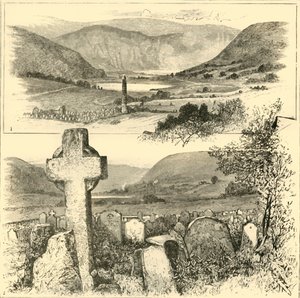 1. وادي Glendalough. 2. In Glendalough. ، 1898. بواسطة غير معروف