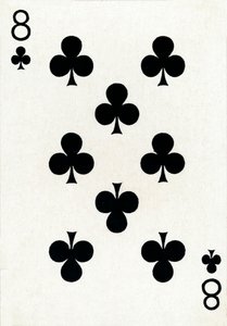 8 أندية من مجموعة أوراق لعب Goodall & Son Ltd. ، c1940 بواسطة غير معروف