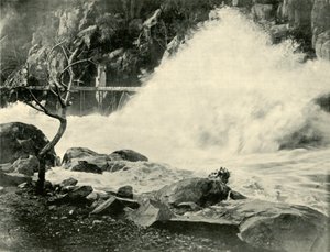 موجة كبيرة في وادي كاتاراكت ، بالقرب من لونسيستون ، 1901. بواسطة غير معروف