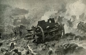 هجوم فرنسي رائع على الموقف الألماني في الأرجون ، 1919. بواسطة غير معروف