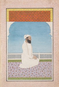 رجل مقدس جالس على الشرفة ، كاليفورنيا. 1850. بواسطة غير معروف