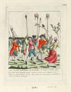 يوم لا يُنسى في فرساي ، 1789 ، 1789. بواسطة غير معروف