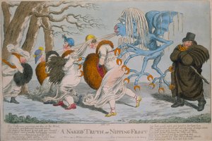 `` حقيقة عارية ، أو قضم الصقيع '' ، 1803 بواسطة غير معروف