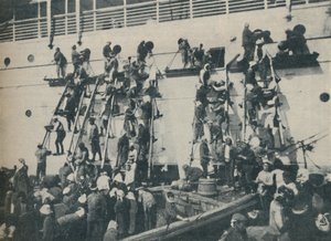 طريقة جديدة للفحم في ميناء يوكوهاما ، 1936 بواسطة غير معروف