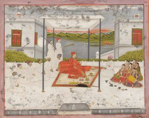 أمير يحمل جمهورًا ، كاليفورنيا. 1750. بواسطة غير معروف