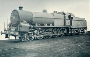 قاطرة رائعة في ميدلاند ، 1922. بواسطة غير معروف
