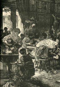 مأدبة رومانية ، 1890. بواسطة غير معروف