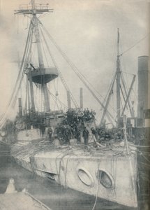 انتصار الإنقاذ. الطراد المصارع ، مدعوم بقاطرات الإنقاذ ، 1908 ، 1936 بواسطة غير معروف