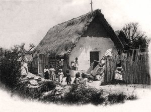 كوخ أمريكا الجنوبية ، ج 1900 بواسطة غير معروف