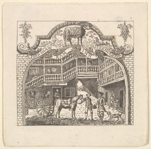بطاقة تافرن لجون شو ، 1790. بواسطة غير معروف