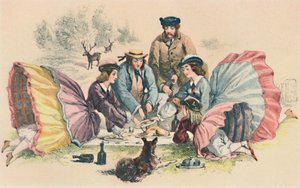 نزهة فيكتورية ، c1860 ، 1944. بواسطة غير معروف