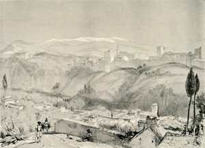 منظر للقصر الأحمر من البيزين ، القرن التاسع عشر ، 1907. بواسطة غير معروف