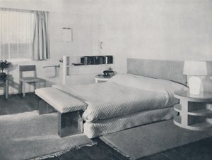 غرفة نوم في منزل ريفي ، بقلم دنكان ميللر ، لندن ، 1936 بواسطة غير معروف