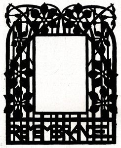 تصميم لإطار صورة بعنوان مارجري داو ، 1898 بواسطة غير معروف
