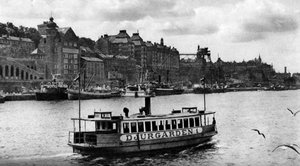 عبارة في طريقها إلى جزيرة دجيور جاردن ، ستوكهولم ، السويد ، c1923 بواسطة غير معروف