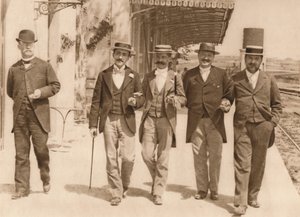 مجموعة من السادة المشي ، 1937 بواسطة غير معروف
