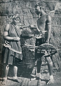 زوج من عشاق الزولو ، 1912 بواسطة غير معروف