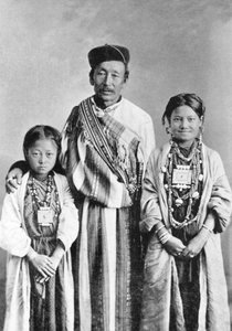 صورة Lepchas ، غرب البنغال ، الهند ، c1910 بواسطة غير معروف