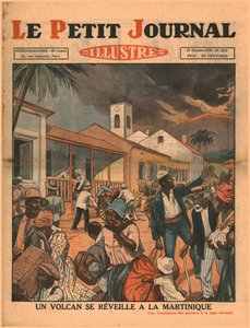 ثوران بركان في مارتينيك ، 1929. بواسطة غير معروف